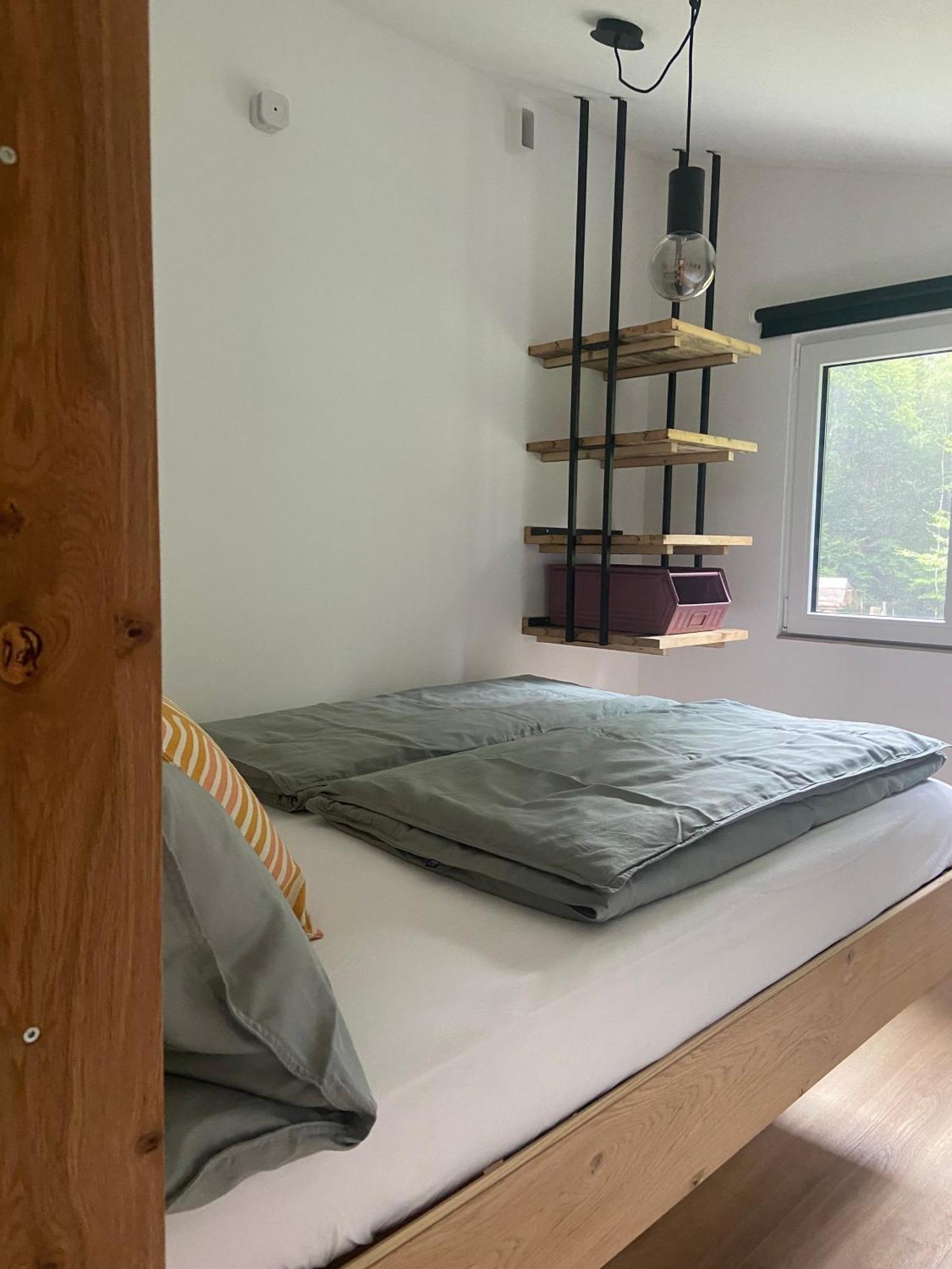 Modernes Tinyhouse Trailer Cabins Am Waldrand - Mit Seezugang Eging Exterior foto